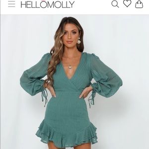 Green/Blue short dress